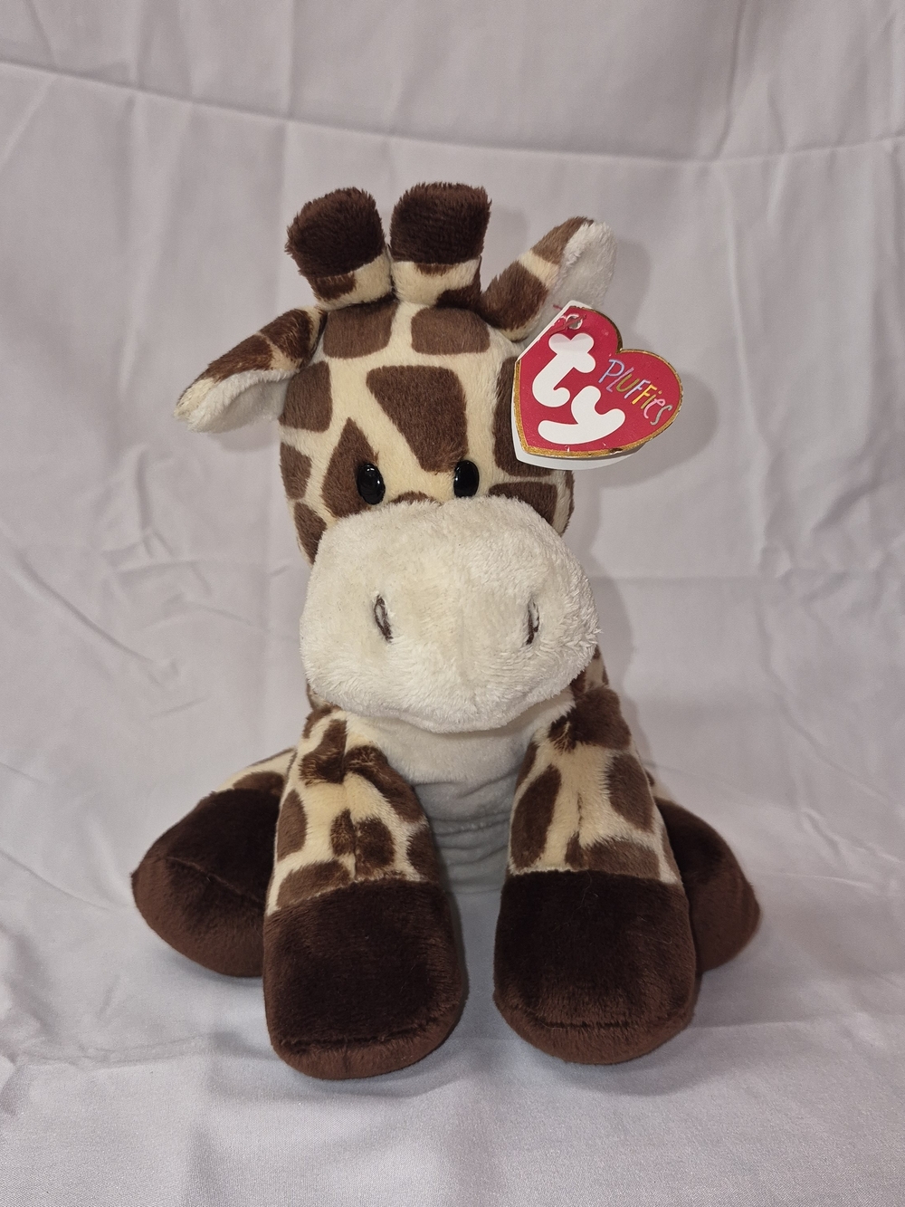 Ty Plush Giraffe Stuffed Animal - Brown & Cream